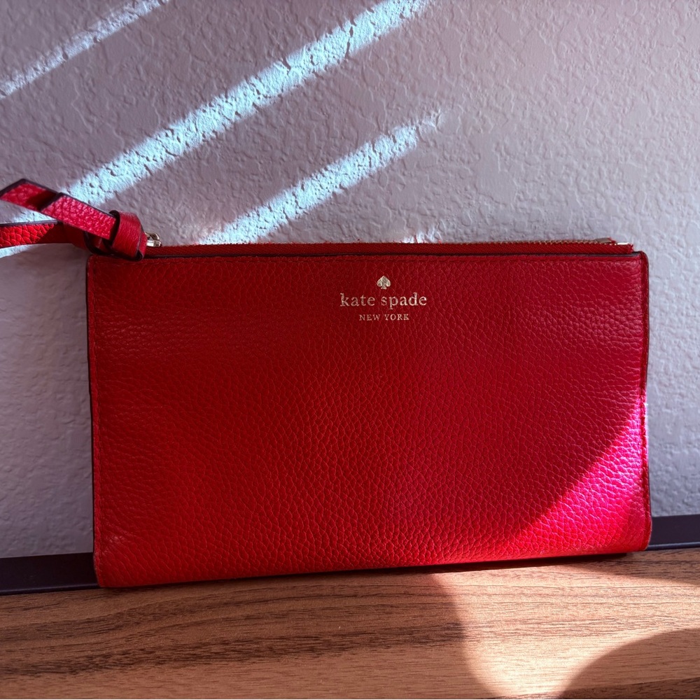 Kate Spade Red Clutch/Wallet